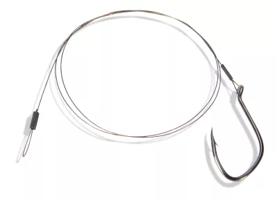 SÄNGER 1x7 Stahlvorfach m. Einzelh. Gr.4/9kg/50cm — 2/0 15.0
