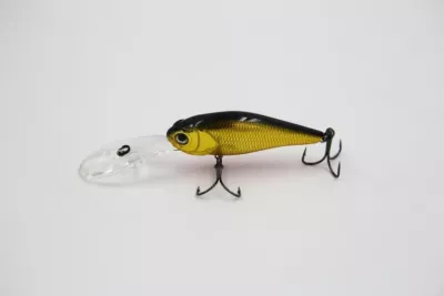 TAIPAN Diving Shad Chrome Black 62mm — 6.20 Chrome Gold