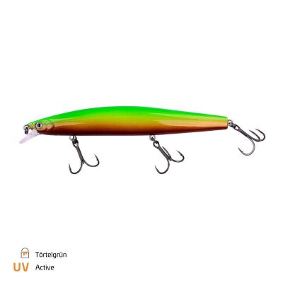 ZECK Zander Läufer 10.5cm - 0.5m F Moor Kiwi — Shallow 12.5 Törtelgrün