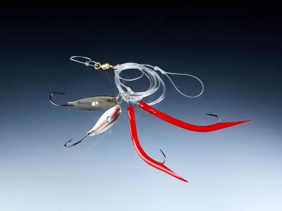 BALZER Gummi Makk-Dorschblinker System, japanrot 6/0 1st — 4/0 Rot