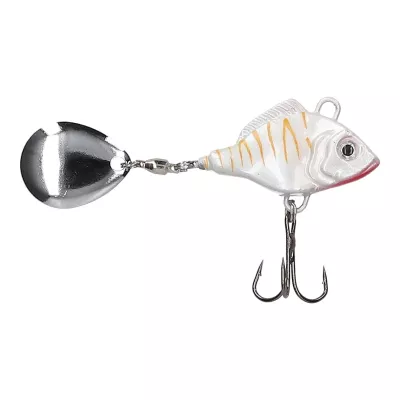 MOSTAL LCSJ Perlmutt 14g Spinnerjig Longcast Spinjig — Perl Orange Tiger 18.0