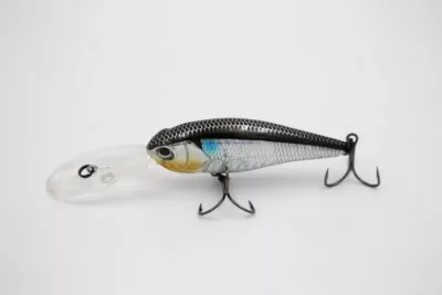 TAIPAN Diving Shad Chrome Black 62mm — 7.50 Real Shad