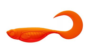 LIBRA LURES Embrion Twist Tail 75 Fish 011-Hot Orange 10st, Forellenköder, schwimmend und aromatisiert — 4.50 Hot Orange Fish