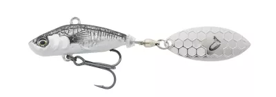 SAVAGE GEAR 3D Sticklebait Tailspin 7.3cm 13g S Black Silver — Black Silver 9.00