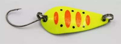 EFT Trout Skid Spoon 2.8g yellow pink orange-dot — yellow orange-dot 2.80