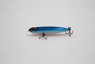 TAIPAN Crazy Pencil Ayu Metallic 90mm — 9.00 Chrome Blue