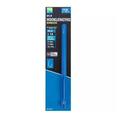 PRESTON SFL-B Spade End Mag Store Hooklengths - 15cm/6" - 18 SFL-B — 14