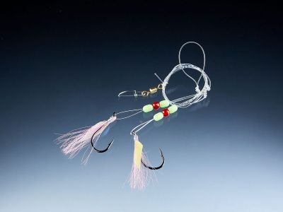 BALZER Cod-/Coalfish System, pink, mit 2 Haken 7/0 1st — 7/0 Pink