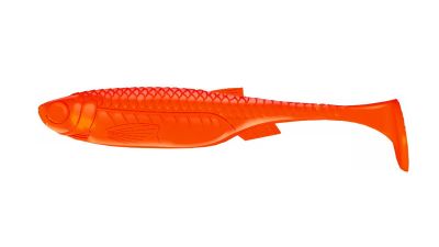 LIBRA LURES Kraken Shad 75 Fish 020-Electro 8st, Forellenköder, schwimmend und aromatisiert — 5.00 hot orange Fish