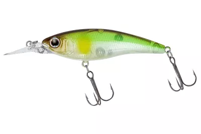 DAIWA Steez Shad 60SP-MR shirauo 6.0cm 6.7g Minnowbait schwebend Medium Deep Runner — 60SP-SR 6.00 natural pearl ayu