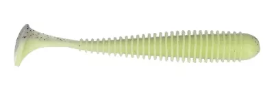 MOSTAL Taipan Swing 7,5cm / 2,5g 8 Stück Shad Glitter UV-Active — 8.70 Glow Pepper