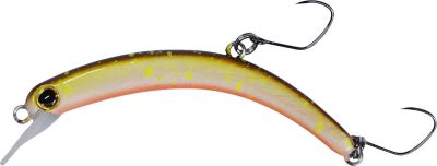 BALZER Forellen Wobbler PEACHY Black Albino, 5,7cm sinkend 1st — 5.70 Mystery UV