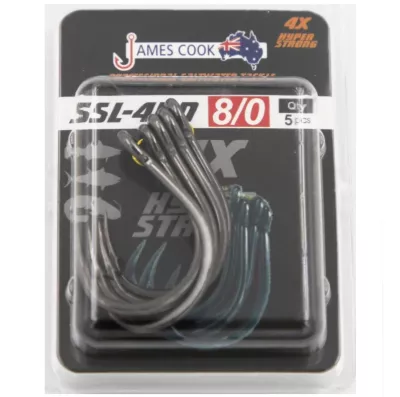 JAMES COOK SSL-4BN Power Hook 7/0 5st — 9/0