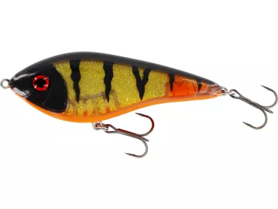 Westin Swim Glidebait 6,5cm 9g Suspending 3D Headlight - Wobbler — Low Floating 10.0 3D Golden Perch