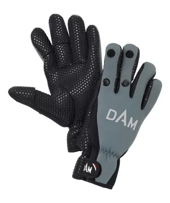 DAM Neoprene Fighter Glove M Black/Grey — M Schwarz / Grau