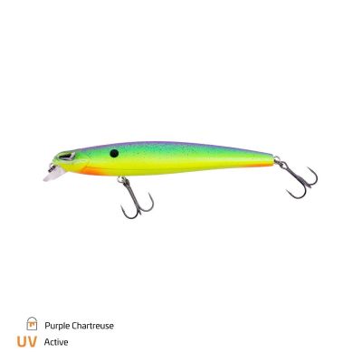 ZECK Murdock 10.5cm - 1.4m F Black SF — Shallow 10.5 Purple Chartreuse