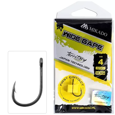 MIKADO Wide Gape Nr. 8 - Teflon Beschichtet - 10st — 2