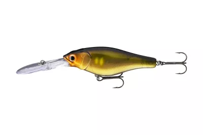DAIWA Prorex Swift Crank 250 black gold 70mm 12.9g 1Stk. Wobbler — 7.00 ghost yellow ayu