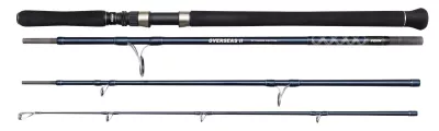 PENN Overseas II Offshore Spinning Rod 2.40m 150g 4-Teilig XH-F — Travel Pilk 150 2.40