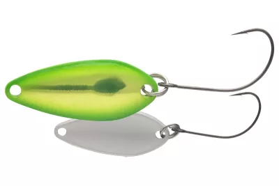 DAIWA Presso EV blue/silver 2.3cm 1.2g Blinker — lightning green 1.20
