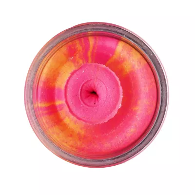 BERKLEY PowerBait Glitter Trout Dough Black Orange Glitter — Sherbet Glitter