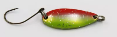 EFT Trout Dipper Spoon 3.5g red green glitter — red green glitter 3.50