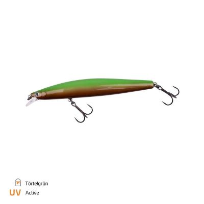 ZECK Zander Läufer 10.5cm - 0.5m F Moor Kiwi — Shallow 10.5 Törtelgrün