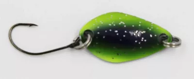 EFT Trout Swift Spoon 2.2g orange white glitter — yellow moonlight glitter 2.20