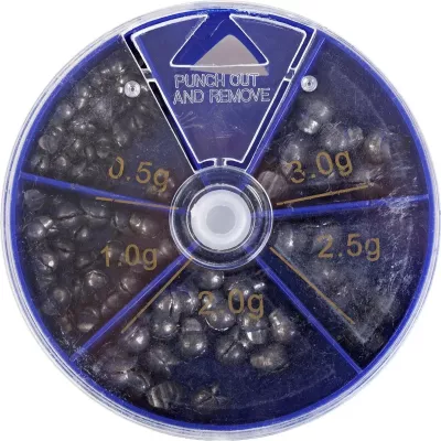 COROFISH Schrotblei 65g Dose 0,4-1,5g Sortiment SB1 — 150g