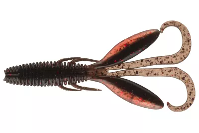 DAIWA Steez Hog black shrimp head 5.6cm 10Stk. Gummikrebs — 5.60 red crawfish