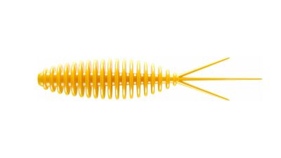 LIBRA LURES Turbo Worm 56 Cheese 006-Hot Yellow 8st, Forellenköder, schwimmend und aromatisiert — 5.60 Dark Yellow Cheese
