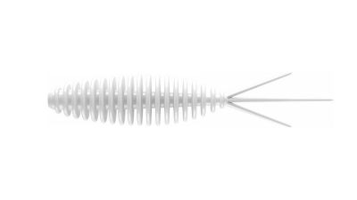 LIBRA LURES Turbo Worm 56 Cheese 006-Hot Yellow 8st, Forellenköder, schwimmend und aromatisiert — 5.60 White Cheese