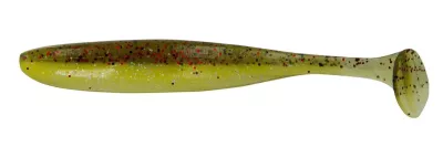 MOSTAL Taipan Shad 10.0cm Arctic Blue Glitter 6 Stück Gummifische Shads — 5.00 Motor Oil Silver Glitter