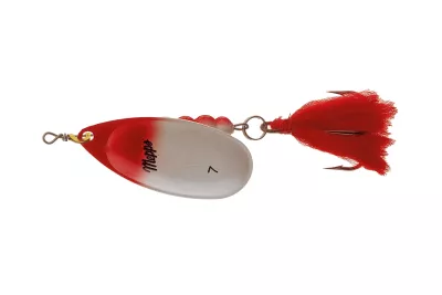 MEPPS Aglia Tiger Gr. 4 SB Spinner — 7 Rot-Weiss