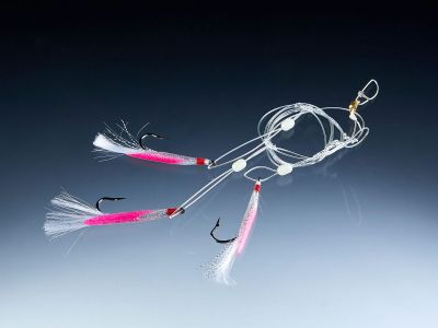 BALZER Cod-/Coalfish System, luminous, mit 3 Haken 6/0 1st — 6/0 Pink
