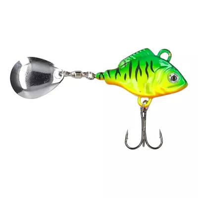 MOSTAL LCSJ Perlmutt 14g Spinnerjig Longcast Spinjig — Firetiger 18.0
