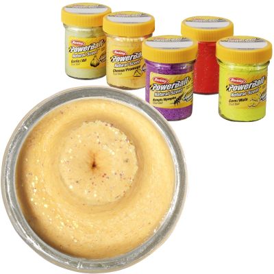 BERKLEY Natural Scent Glitter Salmon egg - peach 50g — Pfirsich