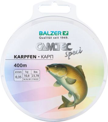 BALZER Camtec Speci Forelle 0,20mm, 500m — Karpfen 0.30