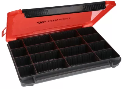 MIKADO Box - Mit Teiler Uac-H1902 - (20,5x15,5x3,5cm) - Größe M - R — M Rot