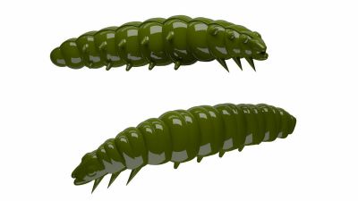 LIBRA LURES Larva 30 Cheese 001-White 15st, Forellenköder, schwimmend und aromatisiert — 2.50 Olive Cheese