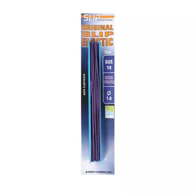 PRESTON Slip Elastic No 8 - Black — 2