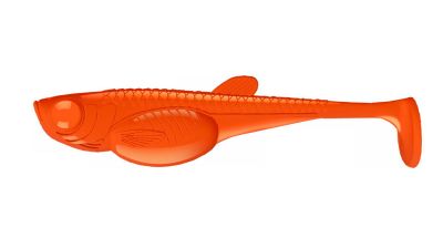 LIBRA LURES Embrion Shad 75 Fish 020-Electro 8st, Forellenköder, schwimmend und aromatisiert — 5.00 hot orange Fish