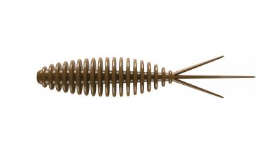 LIBRA LURES Turbo Worm 56 Cheese 006-Hot Yellow 8st, Forellenköder, schwimmend und aromatisiert — 5.60 Brown Cheese