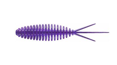LIBRA LURES Turbo Worm 56 Cheese 006-Hot Yellow 8st, Forellenköder, schwimmend und aromatisiert — 5.60 Purple Glitter Cheese