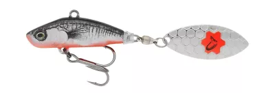 SAVAGE GEAR 3D Sticklebait Tailspin 7.3cm 13g S Black Silver — Black Red 9.00
