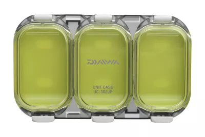DAIWA Kleinteilebox wasserdicht red smoke 11x6.5x1.8cm — Deep 3-Fach