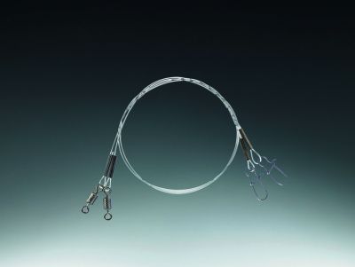 BALZER Fluorocarbon Vorfach mit Snap und Tonne 0,50mm, 50cm — Snap/Tonne 13.2 50.0