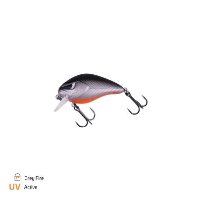 ZECK Danny 4.5cm - 0.5m F Perch — Shallow 4.50 Grey Fire