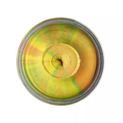BERKLEY PowerBait Natural Glitter Trout Dough Fish Pellet Glitter — Rainbow Glitter Garlic