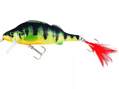 Westin Percy the Perch (HL) 4"/10 cm 20 g Floating Bling Perch - Wobbler — 10.0 Real Chartreuse Perch